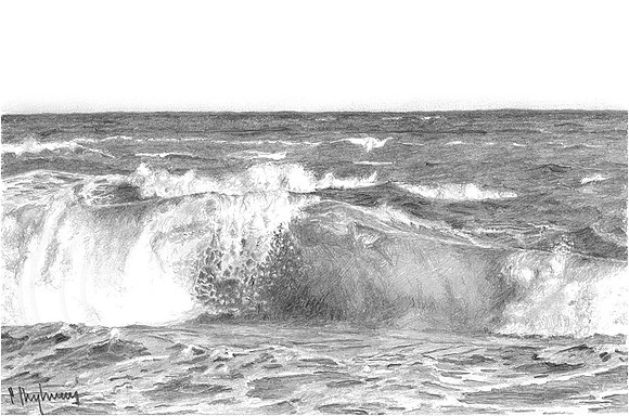 Ocean Wave. Cayo Largo. Cuba