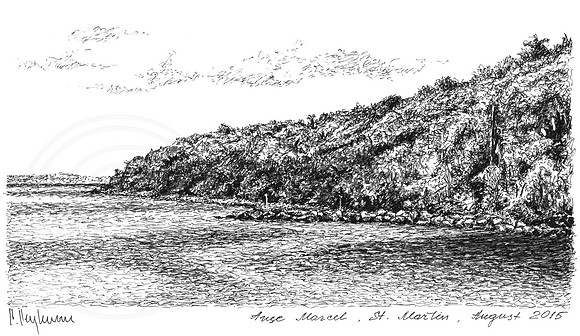 Seawall. Anse Marcel. St. Martin