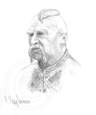 Old Ukrainian Cossack