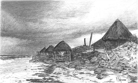 Tropic Storm. Cayo Largo. Cuba