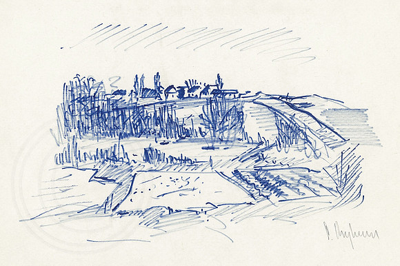 Small Town In Steppe